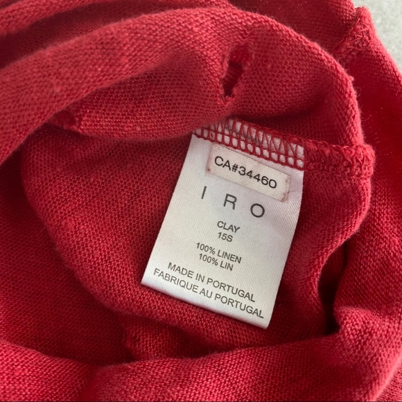 IRO LINEN TSHIRT - Picture 3 of 10